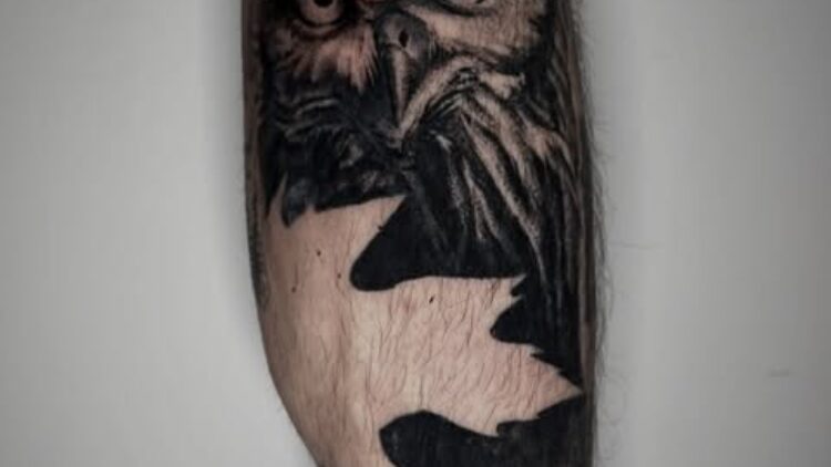Leg tattoo