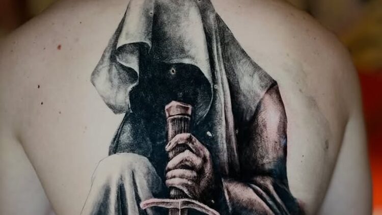 Full back tattoo