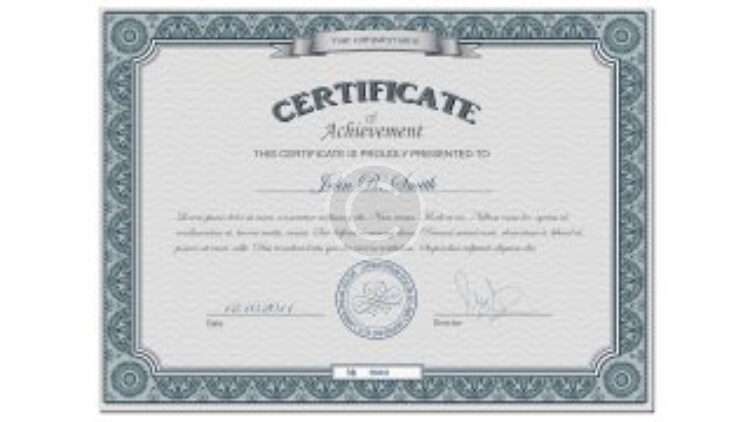 Pen Artworks Certificate